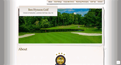 Desktop Screenshot of benhynsonpga.com